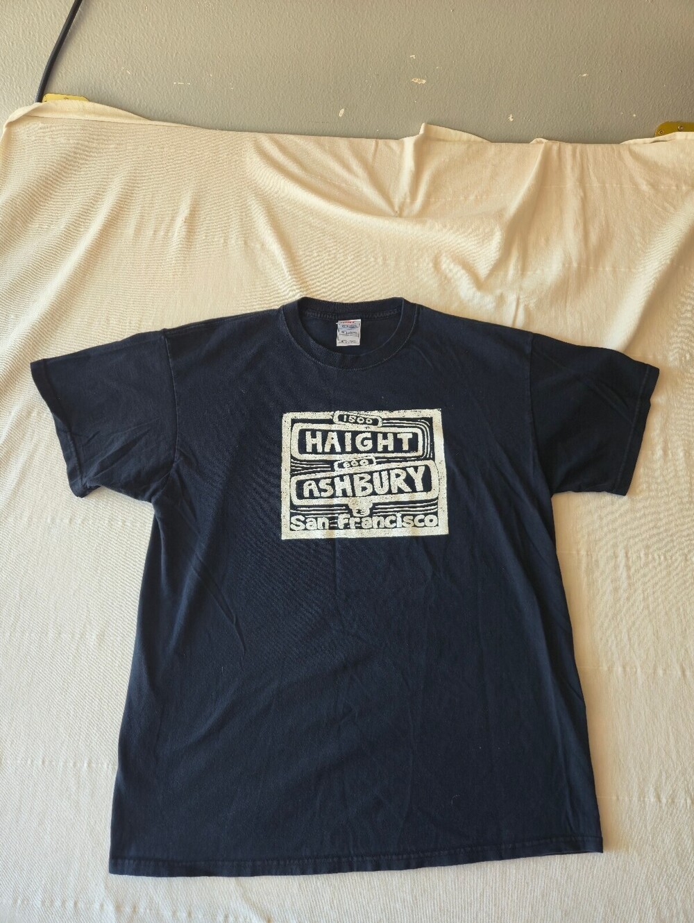 Fruit of the Loom XL Black Haight Ashbury San Francisco T-Shirt XL
